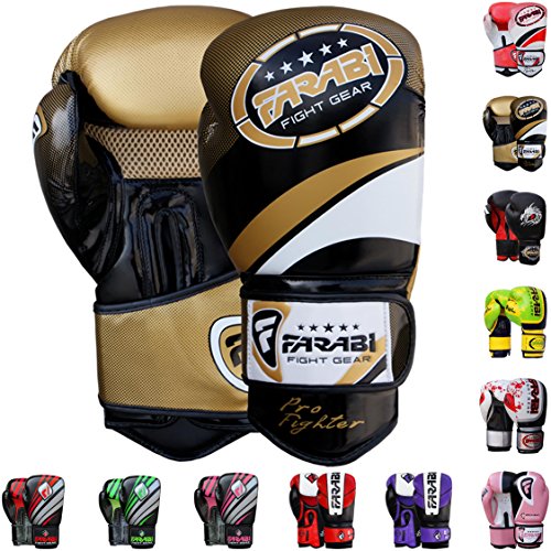 10 oz 12 oz Gants de boxe Farabi...