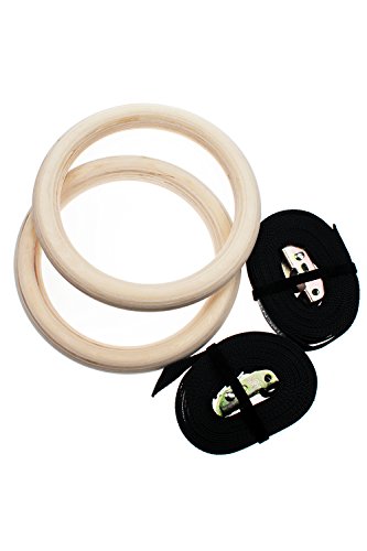 Anneaux De Gymnastique Pour Enfants - Lot De 2 Avec Cordes, Capacité 200 Kg, ABS Antidérapant, Pour Intérieur Ou Jardin