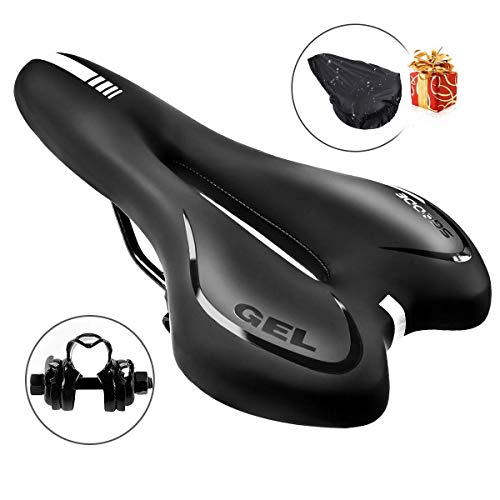 Selle de bicyclette en gel, confort SGODDE...