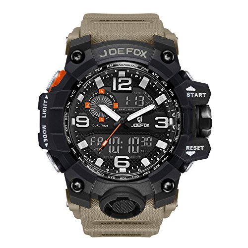 LIBARTE Montre sportive militaire pour hommes...