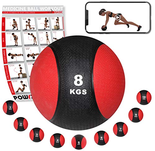 POWRX - Medicine Ball 1 kg + PDF...