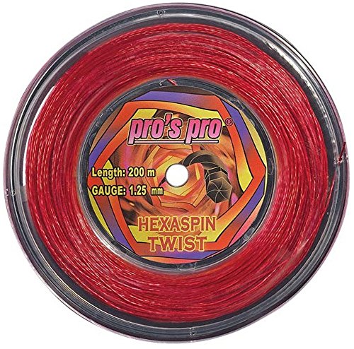 Cordage de tennis professionnel Hexaspin Twist 1,25mm...