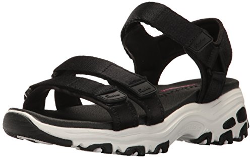 Skechers D'lites Sandales pour femmes noires