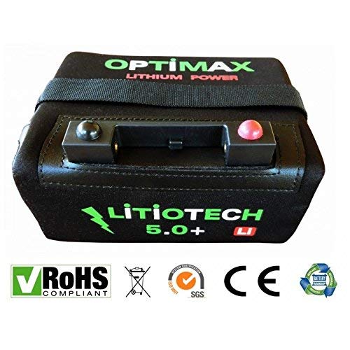 Voiturette de golf avec batterie au lithium Optimax 12v...