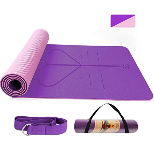 BUDDYGO Tapis de yoga antidérapant...