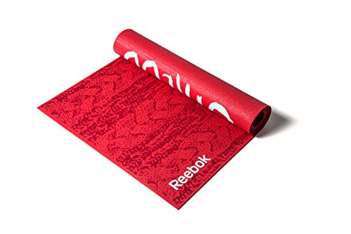 Tapis de yoga Reebok, unisexe, rouge,...