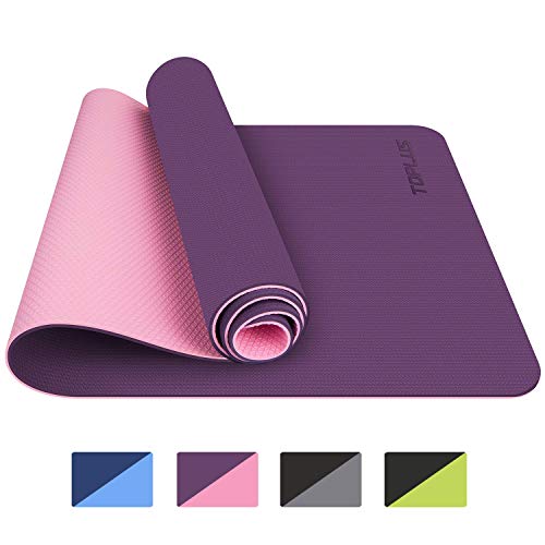 TOPLUS Tapis de yoga antidérapant...