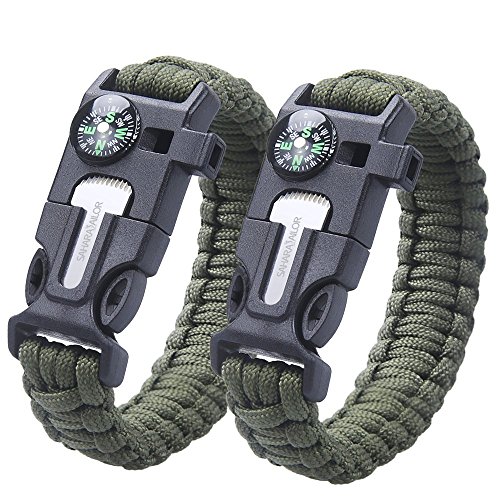 Bracelet de survie 2PCS PACK ,...