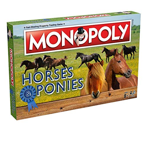 Le gagnant déplace des chevaux et un poney de monopole...